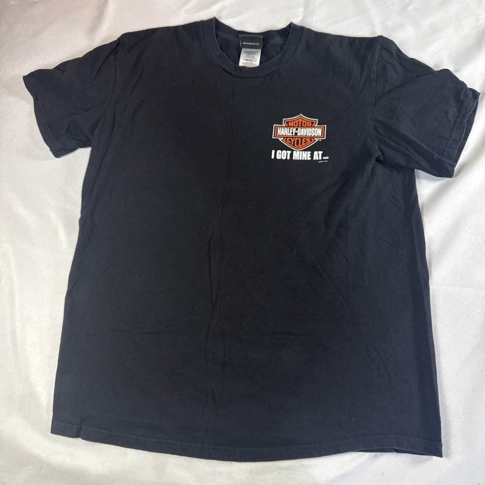 Harley Davidson Marietta Georgia Size Large T-Shirt (Hellbender)
